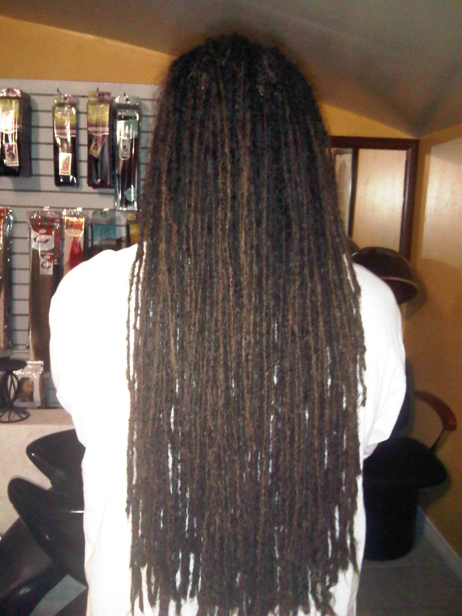 Dreadlocks white hair